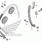 CBR1000RR Цепь ГРМ и натяжитель