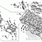 CBR1000RR ГОЛОВКА ЦИЛИНДРА