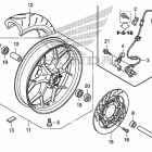 CBR1000RR Переднее колесо