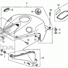 CBR1000RR Кожух бака