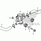 CBR500R Клапан контроля нагнетателя
