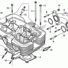 CMX250C ГОЛОВКА ЦИЛИНДРА