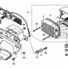 CMX250C Задний фонарь