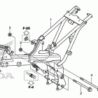 CRF110F Рама