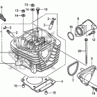 CRF125F ГОЛОВКА ЦИЛИНДРА