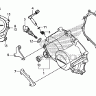 CRF125F Крышка картера правая