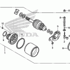 CRF150F ПУСКОВОЙ ЭЛЕКТРОДВИГАТЕЛЬ