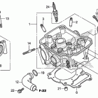 CRF150RB ГОЛОВКА ЦИЛИНДРА