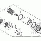 NC700X ПУСКОВОЙ ЭЛЕКТРОДВИГАТЕЛЬ