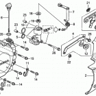 VT1300CX Крышка картера левая