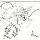 VT750C Front fender (1)