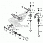 VT750C2S Camshaft valve (fr.)