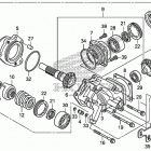 VT750C2S Side gear case