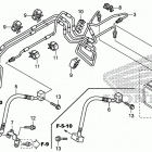 VT750C2S Front brake pipe