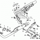 VT750CS Глушитель