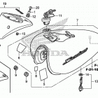 VT750CS ТОПЛИВНЫЙ БАК