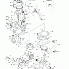 Traxter, 7400/ 7401/7413/7414 Crankshaft, pistons and cylinder