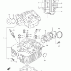 LT-Z250 QuadSport Z250 ГОЛОВКА ЦИЛИНДРА