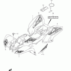 LT-Z50,Z QuadSport Z50 Frame center cover (lt-z50zk9 e3)