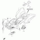 LT-Z50,Z QuadSport Z50 Frame center cover (model k6 / k7)
