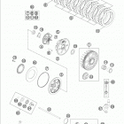 TE 250 ENGINE Сцепление