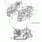 V14BA36/BW36 CROSS ROADS 8-BALL/CROSS ROADS CLASSIC ALL OPTIONS Engine, crankcase - v14ba36  /  bw36 all options