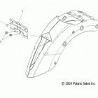 V14BA36/BW36 CROSS ROADS 8-BALL/CROSS ROADS CLASSIC ALL OPTIONS Chassis license plate mounting - v14ba36  /  bw36 all op...