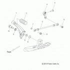 V14BA36/BW36 CROSS ROADS 8-BALL/CROSS ROADS CLASSIC ALL OPTIONS Drive train, shift linkage - v14ba36  /  bw36 all option...
