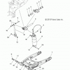 V14BA36/BW36 CROSS ROADS 8-BALL/CROSS ROADS CLASSIC ALL OPTIONS Suspension, rear asm., swing arm and shock - v1ba36  /  ...