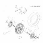 V14BA36/BW36 CROSS ROADS 8-BALL/CROSS ROADS CLASSIC ALL OPTIONS Wheels, front, 8-ball - v14ba36 all options