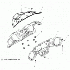 V14DA/DB/DW/TW/ZW36 CROSS COUNTRY/TOURING/15th ANNIVERSARY ALL OPTIONS Body, dash, inner - v14da  /  db  /  dw  /  tw  /  zw36 ...
