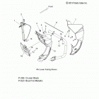 V14DA/DB/DW/TW/ZW36 CROSS COUNTRY/TOURING/15th ANNIVERSARY ALL OPTIONS Body, fairing, lower - v14da  /  db  /  dw  /  tw  /  zw...