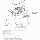 V14DA/DB/DW/TW/ZW36 CROSS COUNTRY/TOURING/15th ANNIVERSARY ALL OPTIONS Body, saddlebag asm., bin - v14da  /  db  /  dw  /  tw  ...