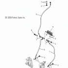 V14DA/DB/DW/TW/ZW36 CROSS COUNTRY/TOURING/15th ANNIVERSARY ALL OPTIONS Brakes, brake line, front, non-abs - v14da  /  db  /  dw...