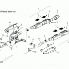 V14DA/DB/DW/TW/ZW36 CROSS COUNTRY/TOURING/15th ANNIVERSARY ALL OPTIONS Engine, exhaust - v14da  /  db  /  dw  /  tw  /  zw36 al...