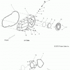 V14DA/DB/DW/TW/ZW36 CROSS COUNTRY/TOURING/15th ANNIVERSARY ALL OPTIONS Engine, side covers - v14da  /  db  /  dw  /  tw  /  zw3...