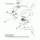 V14HA36/HS36 HAMMER 8 BALL/S INTL/S LE INTL Body, fuel tank - v14ha36  /  hs36