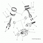 V14HA36/HS36 HAMMER 8 BALL/S INTL/S LE INTL Engine, crankshaft and piston - v14ha36  /  hs36