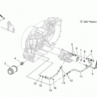 V14HA36/HS36 HAMMER 8 BALL/S INTL/S LE INTL Engine, oil pump mounting and dipstick - v14ha36  /  hs3...