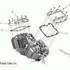 V14HA36/HS36 HAMMER 8 BALL/S INTL/S LE INTL Engine, valve covers - v14ha36  /  hs36