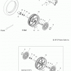 V14HA36/HS36 HAMMER 8 BALL/S INTL/S LE INTL Wheels, front - v14ha36  /  hs36