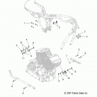 V14RB36 BOARDWALK ALL OPTIONS Engine, mounting - v14rb36 all options