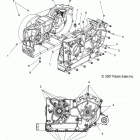 V14WB36 HIGHBALL ALL OPTIONS Engine, crankcase - v14wb36 all options