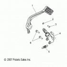 V14WB36 HIGHBALL ALL OPTIONS Brakes, brake pedal and rear master cylinder - v14wb36 a...