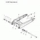 V14XB36 JACKPOT ALL OPTIONS Suspension, swing arm - v14xb36ns  /  nsa  /  nsc  /  es