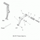 V13BW36/EW36 CROSS ROADS CLASSIC/HARD-BALL ALL OPTIONS Chassis, footpeg, passenger - v13bw36  /  ew36 all optio...