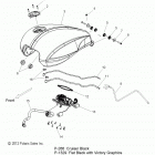 V13BW36/EW36 CROSS ROADS CLASSIC/HARD-BALL ALL OPTIONS Fuel system, fuel tank - v13bw36  /  ew36 all options
