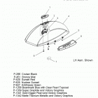V13DW36/TW/KW/ZW CROSS COUNTRY/TOURING ALL OPTIONS Body, saddlebag asm., lid - v13dw36  /  tw  /  kw  /  zw...