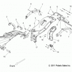 V13DW36/TW/KW/ZW CROSS COUNTRY/TOURING ALL OPTIONS Chassis, frame asm. - v13dw36  /  tw  /  kw  /  zw all o...