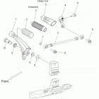 V13DW36/TW/KW/ZW CROSS COUNTRY/TOURING ALL OPTIONS Drive train, shift linkage - v13dw36  /  tw  /  kw  /  z...
